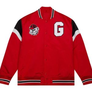 Ncaa University Of Georgia Bulldogs Satin Jacket