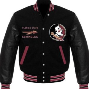 Florida State Seminoles Ncaa Black Varsity Jacket