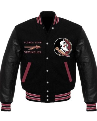 Florida State Seminoles Ncaa Black Varsity Jacket