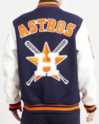 Houston Astros Navy White Varsity Jacket