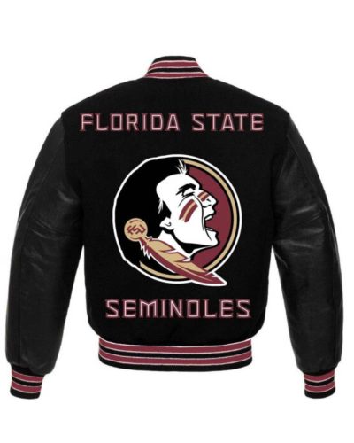 Florida State Seminoles Ncaa Black Varsity Jacket
