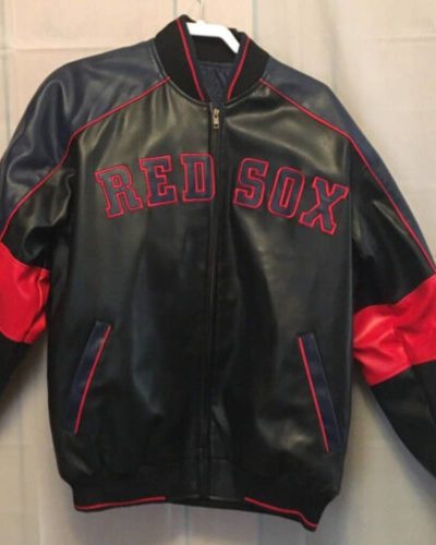G-iii Carl Banks Boston Red Sox Leather Jacket