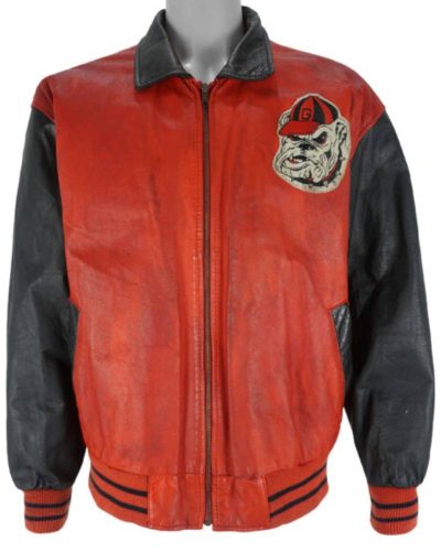 Ncaa University Of Georgia Bulldogs Leather Jacket