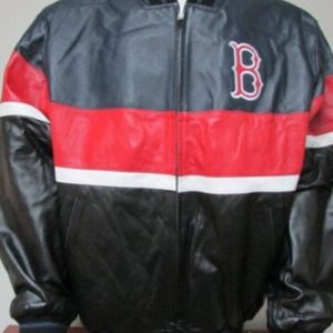 Mlb Team Boston Red Sox Leather Jacket