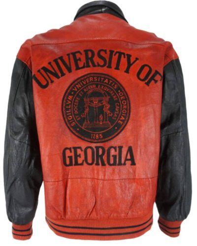 Ncaa University Of Georgia Bulldogs Leather Jacket