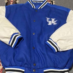 Kentucky Wildcats Blue Vintage Ncaa Varsity Jacket