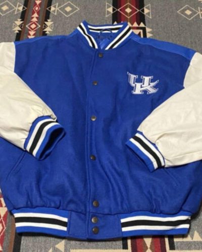 Kentucky Wildcats Blue Vintage Ncaa Varsity Jacket