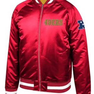 Scarlet San Francisco 49ers Faithful To The Bay Satin Jacket