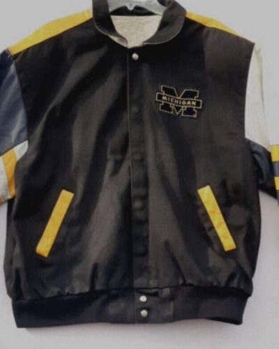 Vintage Jeff Hamilton Michigan Wolverines Jacket