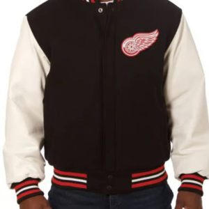 Detroit Red Wings Two Tone Varsity Jacket