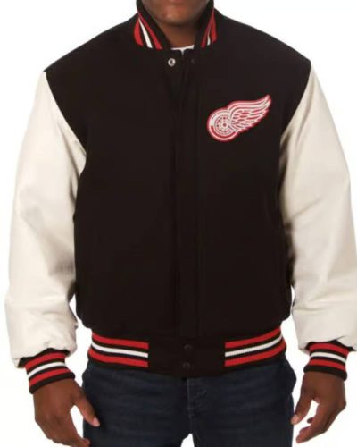 Detroit Red Wings Two Tone Varsity Jacket
