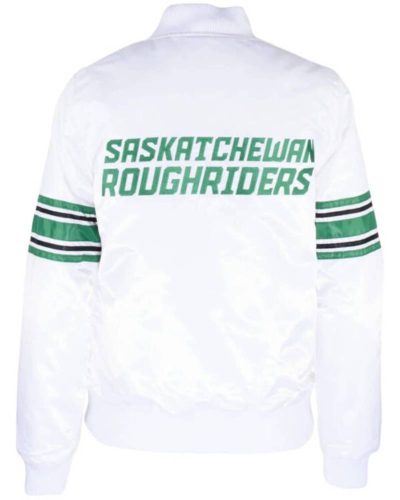 Cfl Saskatchewan Roughriders Line Up Satin Jacket
