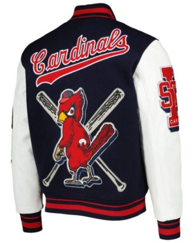 St Louis Cardinals Navy White Varsity Jacket
