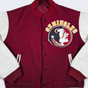 Vtg 80s Chalk Line Florida State Seminoles Varsity Jacket