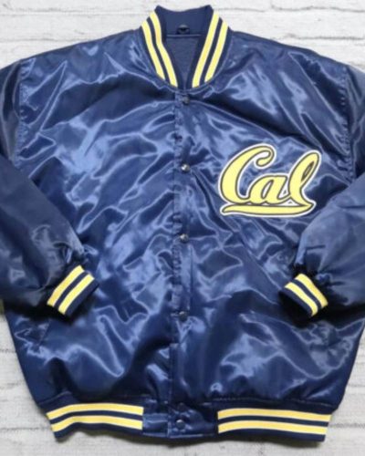 Vintage California Golden Bears Blue Satin Jacket