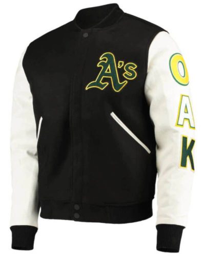 Mlb Baseball Team Oakland Athletics Varsity Jacket