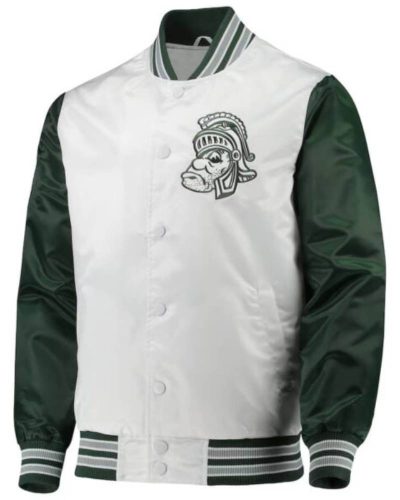 Michigan State Spartans The Legend Full-snap Satin Jacket