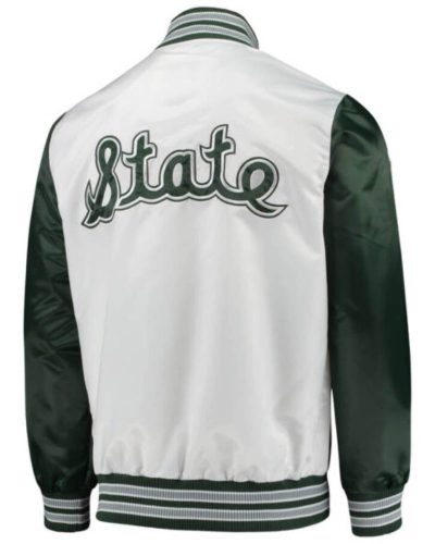 Michigan State Spartans The Legend Full-snap Satin Jacket