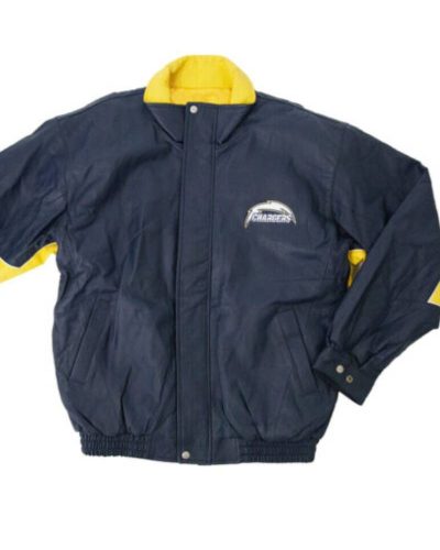 Vintage Jeff Hamilton La Chargers Leather Jacket