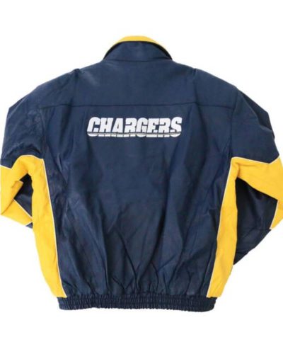 Vintage Jeff Hamilton La Chargers Leather Jacket