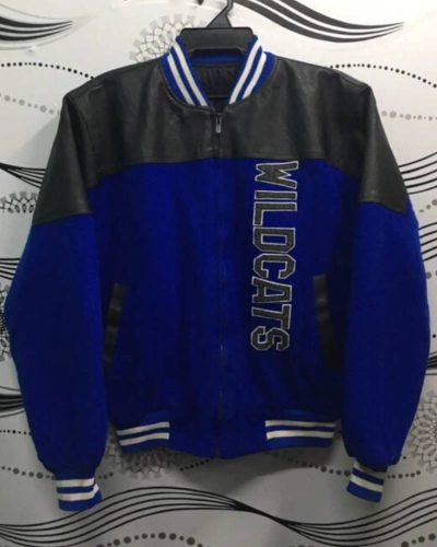 Vintage Kentucky Wildcats Blue Black Ncaa Varsity Jacket