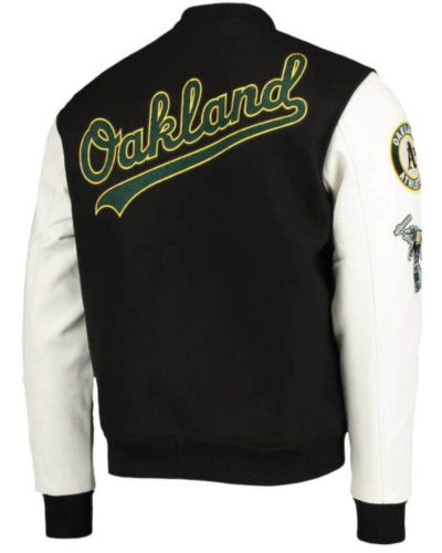 Mlb Baseball Team Oakland Athletics Varsity Jacket