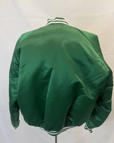 Green Miami Hurricanes Satin Jacket