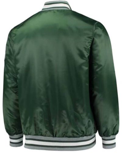 Michigan State Spartans O-line Full-button Satin Jacket