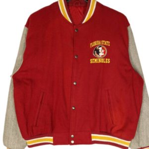 Vtg Florida State Seminoles Athletic Logo Varsity Jacket