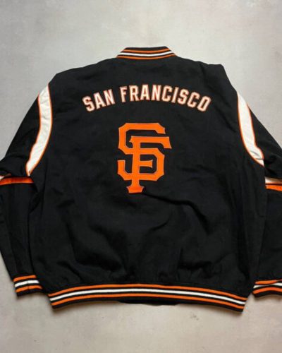 San Francisco Giants Mlb Black Bomber Jacket