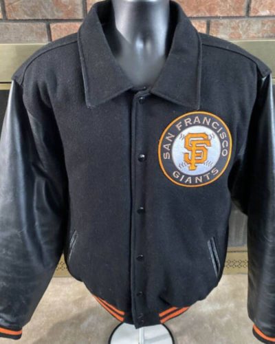 San Francisco Giants Mlb Black Varsity Jacket