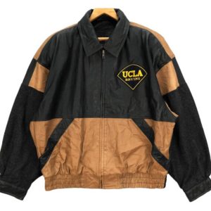 Vintage Alamo Uomo Ucla Bruins Wool Leather Jacket