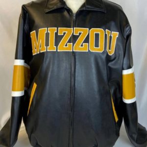 G-iii Sports Missouri Tigers Leather Bomber Jacket