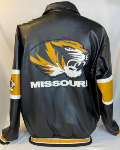 G-iii Sports Missouri Tigers Leather Bomber Jacket