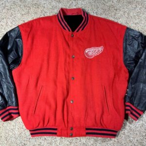 Detroit Red Wings Nhl Vintage Varsity Jacket