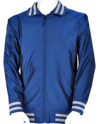the watch blue bomber jacket