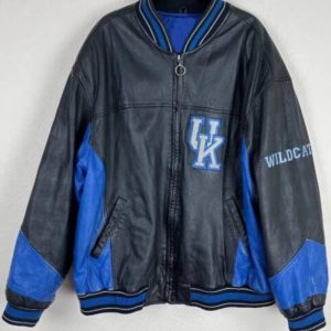 Vintage Kentucky Wildcats Ncaa Leather Jacket