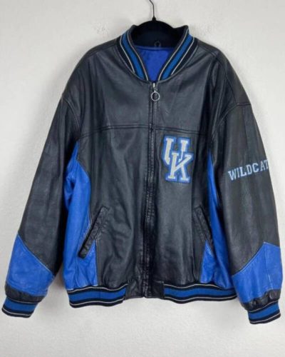 Vintage Kentucky Wildcats Ncaa Leather Jacket