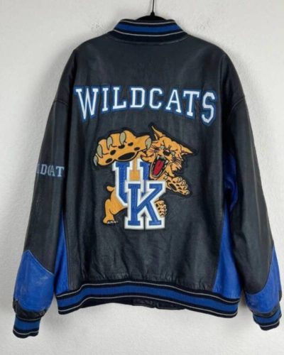 Vintage Kentucky Wildcats Ncaa Leather Jacket