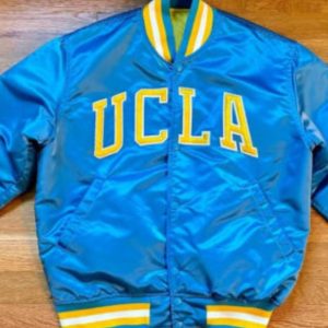 VTG NCAA Ucla Bruins Blue Satin Jacket