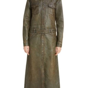 Acne Studios Dacna Coated Denim Coat