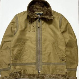 Alpha Industries B-3 Army Fur Lined Olive Green Jacket