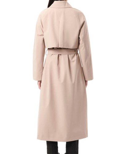 Bernardo Mocha Double Breasted Trench Coat