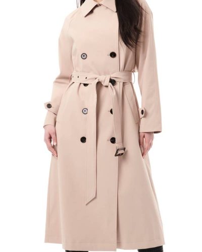 Bernardo Mocha Double Breasted Trench Coat