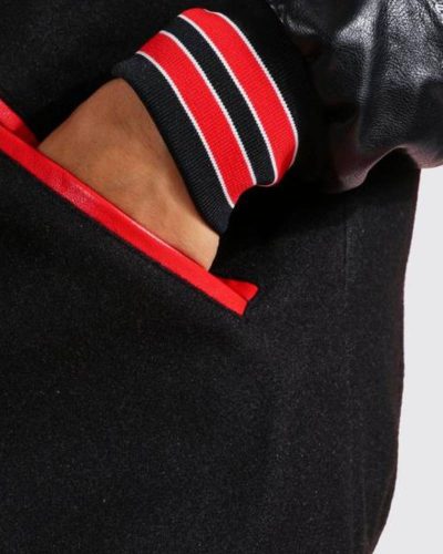 Dababy Black Varsity Jacket Med Muddar