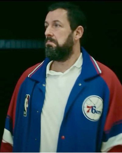 Hustle Adam Sandler Philadelphia 76ers Jacket