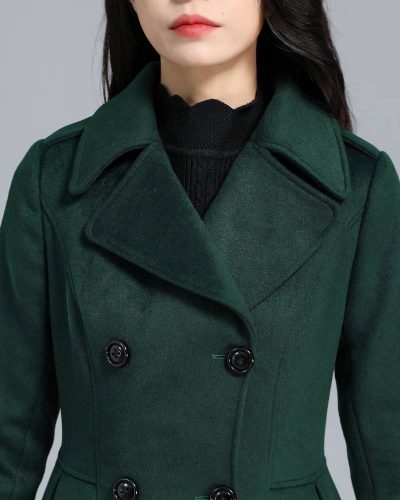 Women’s Swing Double Breasted Wool Coat