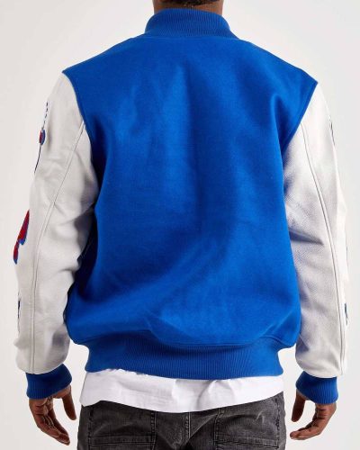 Mash Up Philadelphia 76ers Royal Varsity Jacket