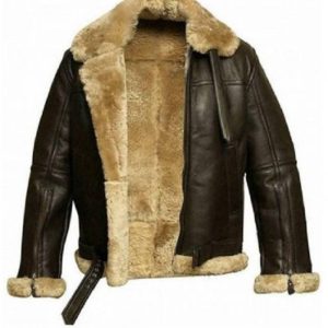 B3 Sheepskin Leather Bomber Jacket
