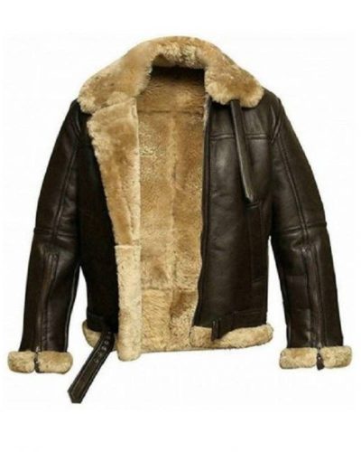 B3 Sheepskin Leather Bomber Jacket